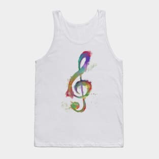 Treble Clef Tank Top